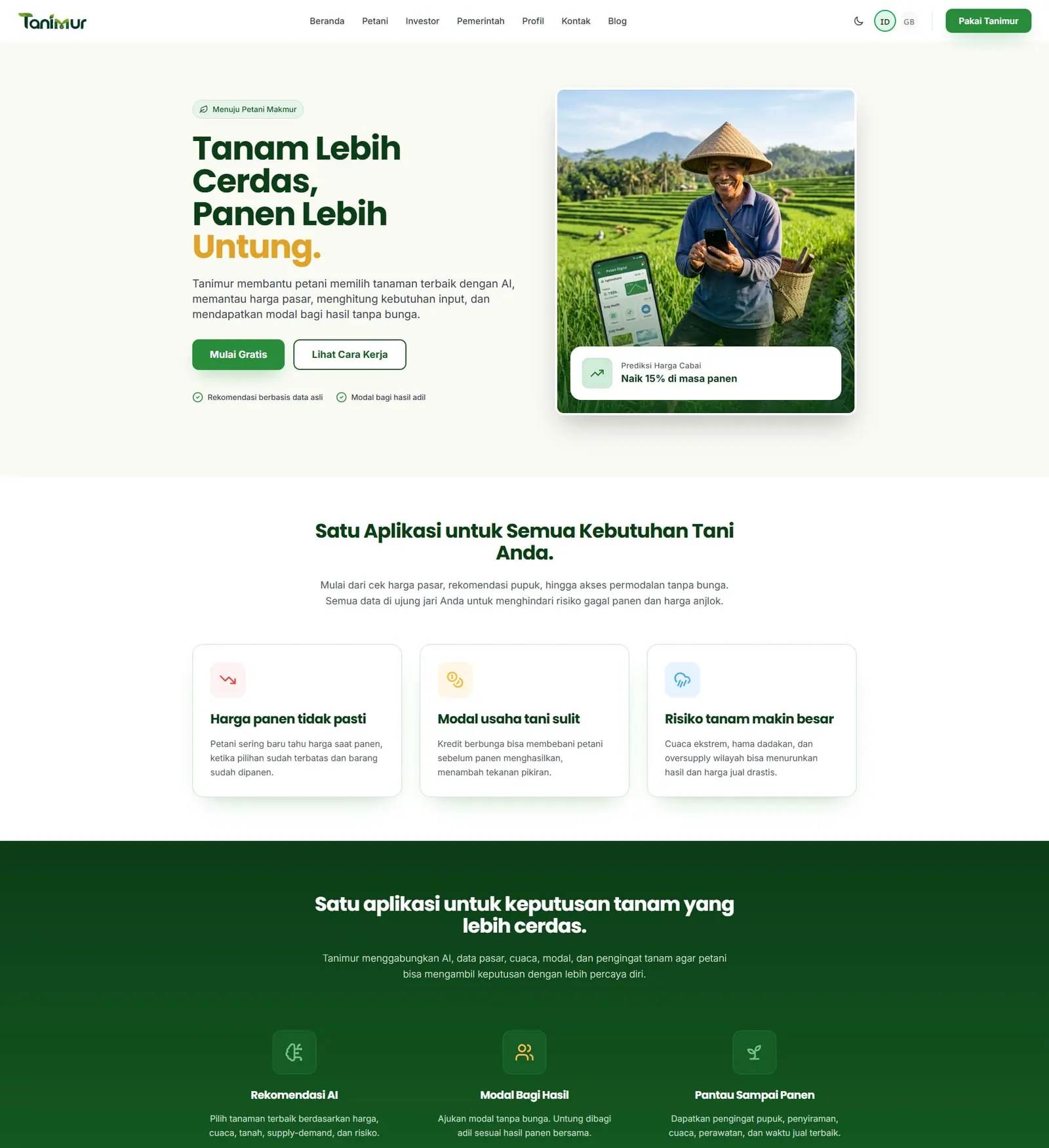 TANIMUR — AI Agriculture Platform